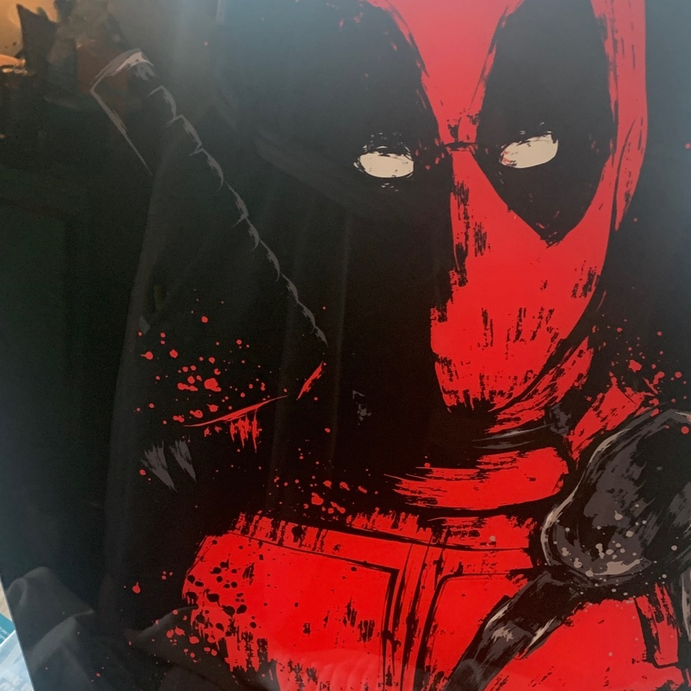 Red and Black Graphic Hoodie